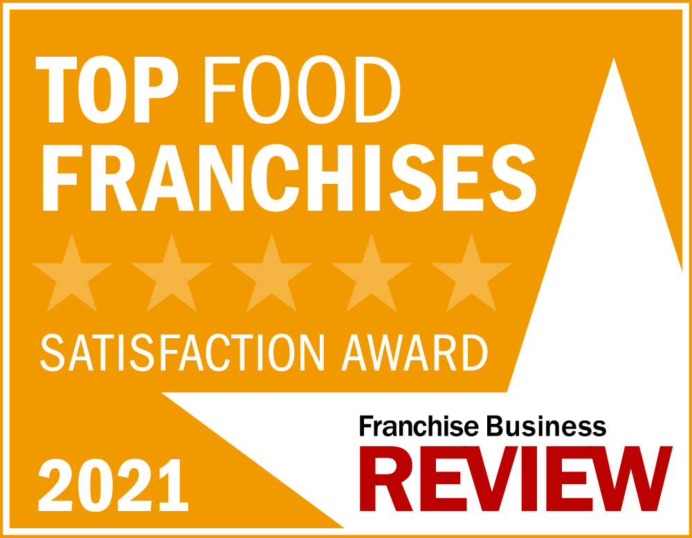 Top Food Franchises Satisfaction Award Winner 2021
